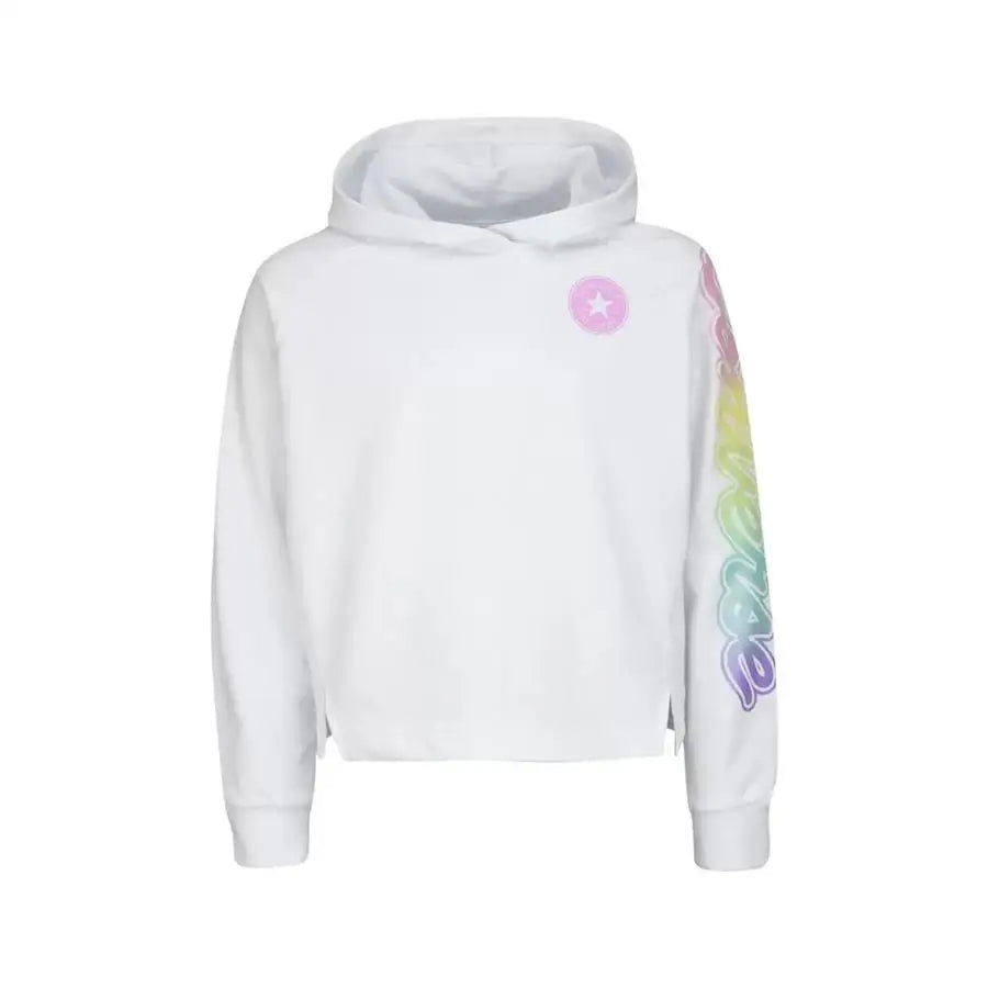 Converse Pullover Logo-Graphic White/Pink 100% Authentic