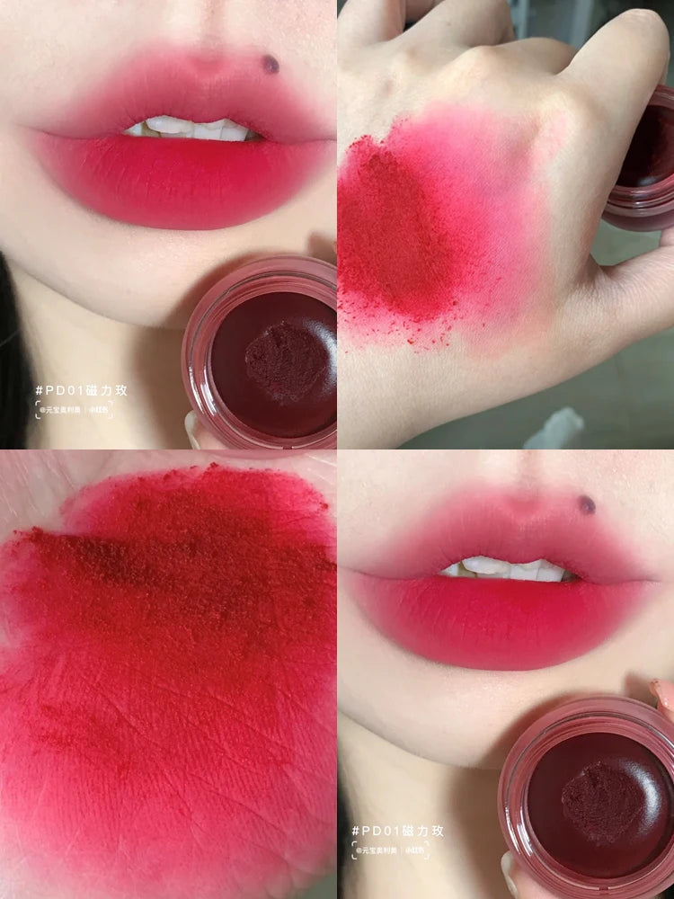 Into You Canned Lip Mud Matte Velvet Whitening Long lasting Lipstick Frost Lip Glaze Natural Bare Color