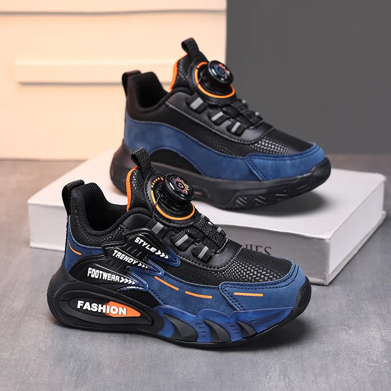 Leather Boys Kids Sneakers For Girls School Casual Outdoor