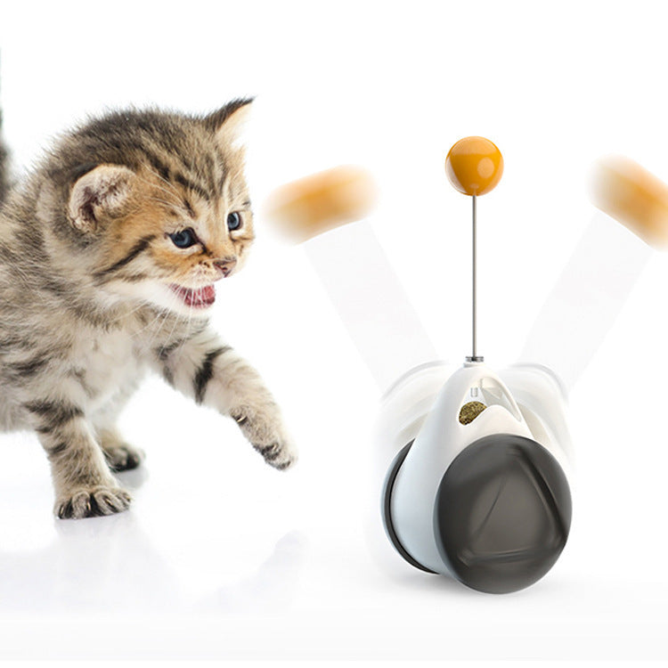 The WobblePaw – Interactive Treat Dispenser Toy for Cats