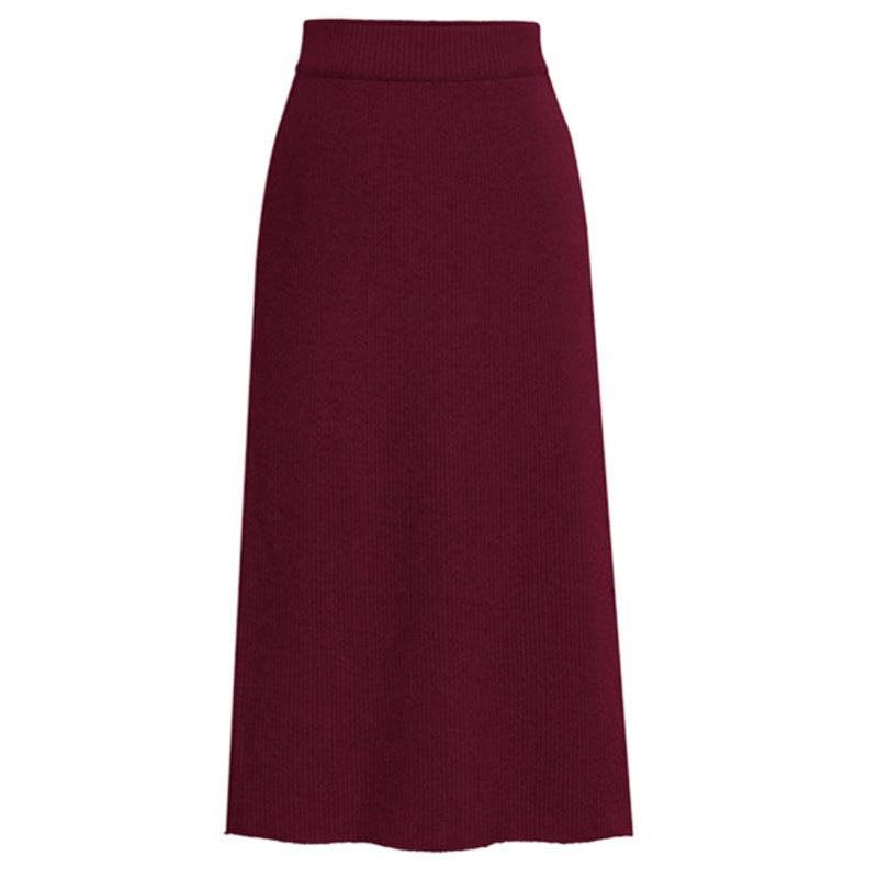 Skirt women's slimming mid-length plus size