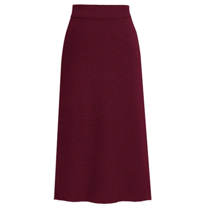 Skirt women's slimming mid-length plus size