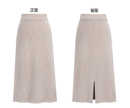 Skirt women's slimming mid-length plus size