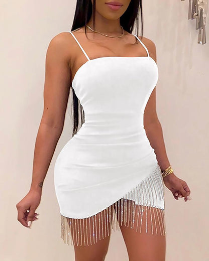 Factory Direct Sales European and American Hip-Hugging Dress Nightclub