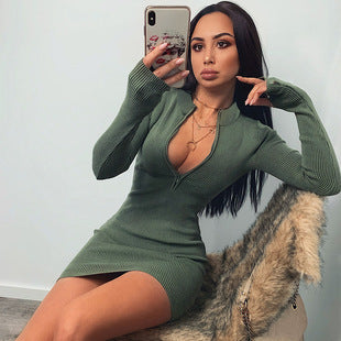 Summer New Foreign Trade European and American Women's Slim-fit Vest Top Sexy Hanging Neck Sleeveless High Split Jongsuit