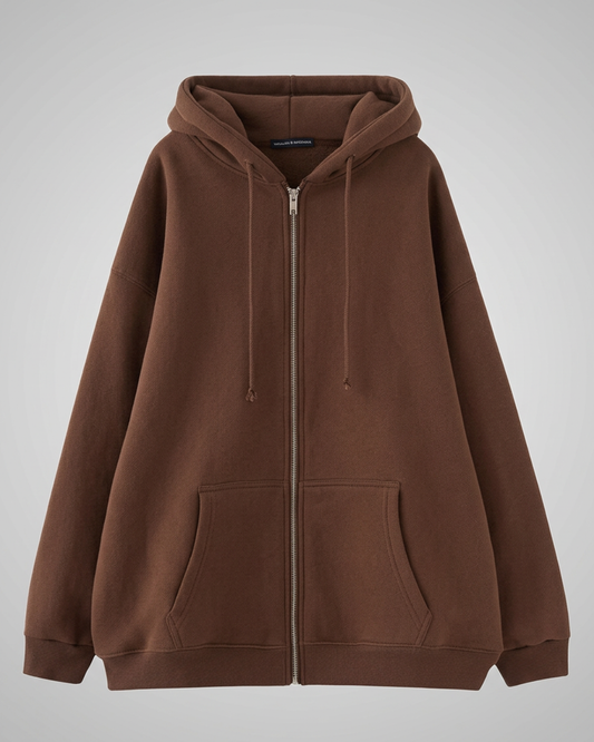 Styledora Essential Oversized Zip Hoodie