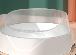 The Purrfect Box – Semi-Enclosed Cat Litter Box with Shovel