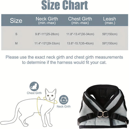 The KittyWalk – Soft Harness & Leash Set for Cats