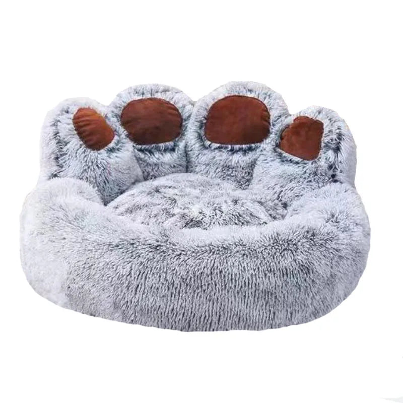 Fluffy Dog Bed – Winter Plush Kennel for Small & Large Dogs | Pet Sofa Cushion