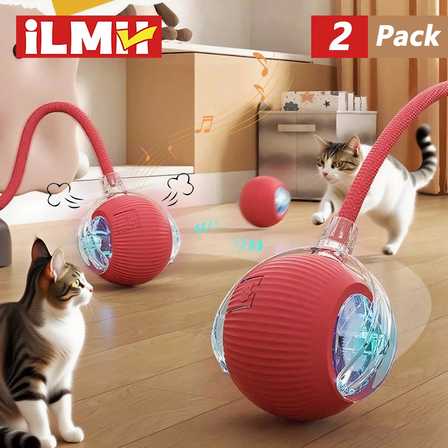 The RollBot – Smart Auto-Rolling Interactive Cat Toy
