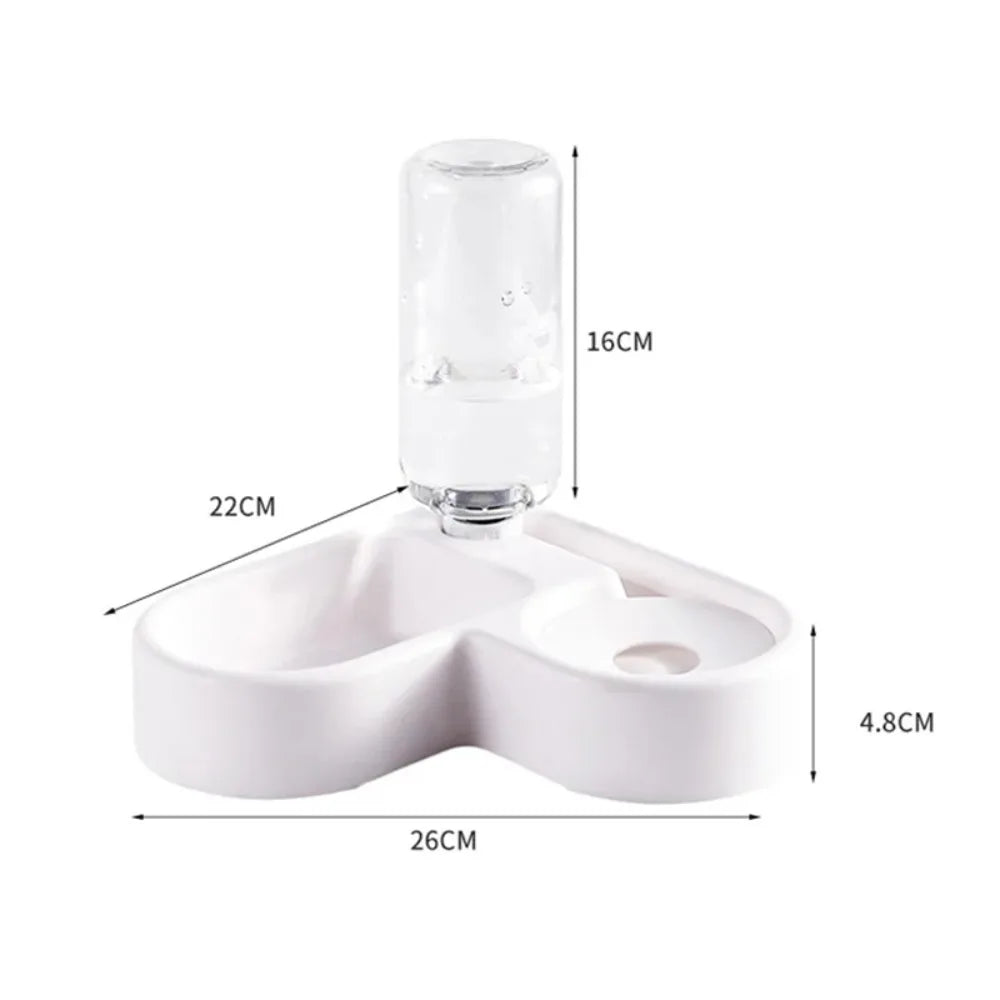 The DuoDine – Double Pet Bowl Set for Cats & Small Dogs