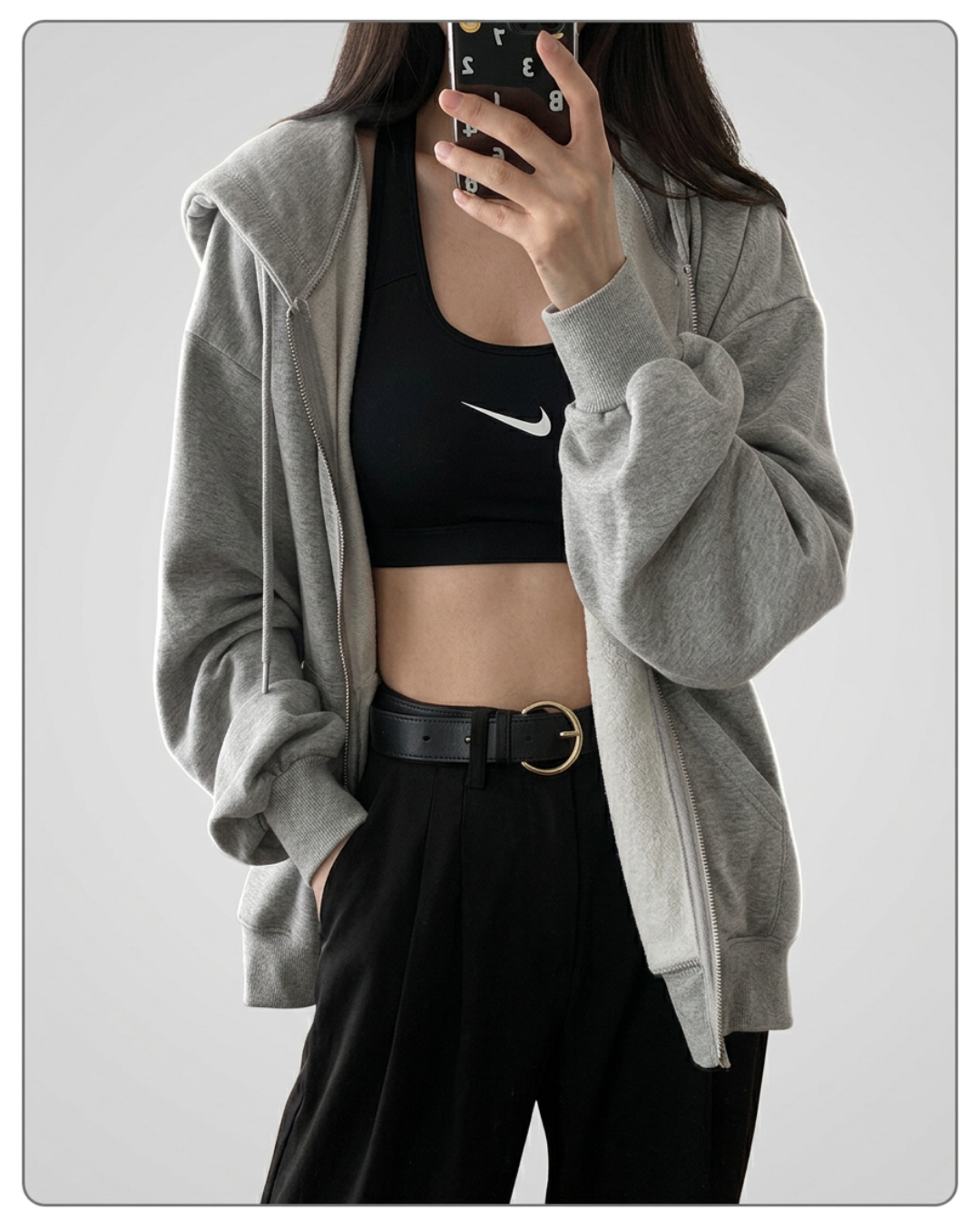 Styledora Essential Oversized Zip Hoodie