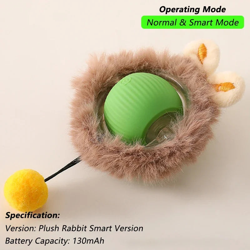 The RollBot – Smart Auto-Rolling Interactive Cat Toy
