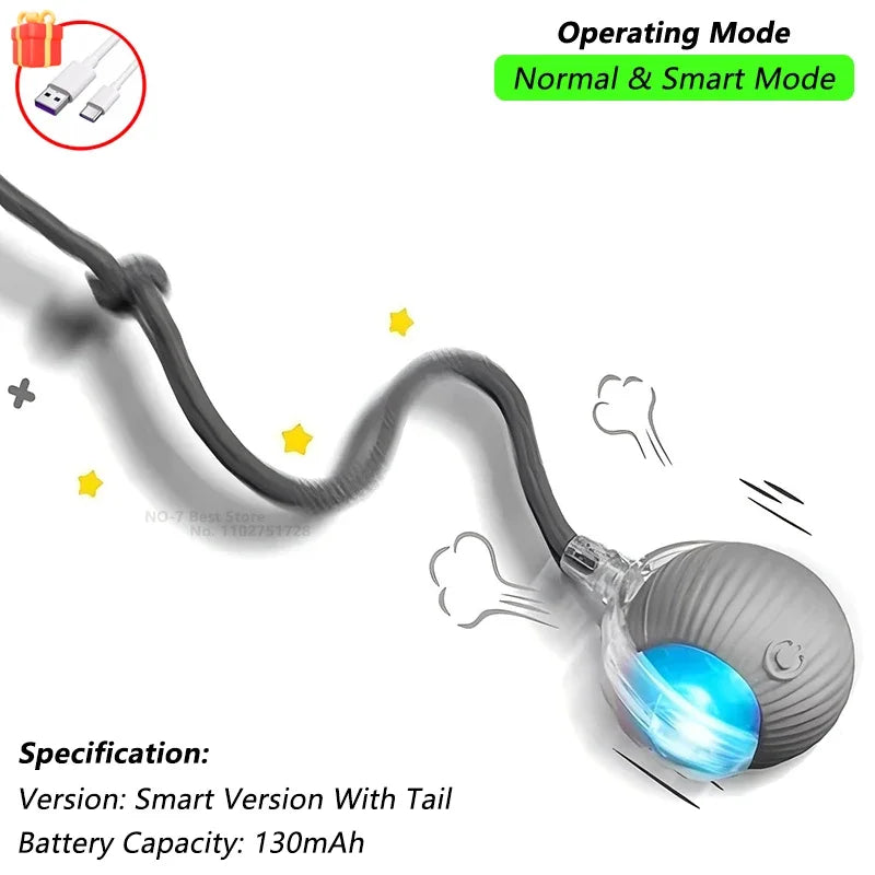 The RollBot – Smart Auto-Rolling Interactive Cat Toy