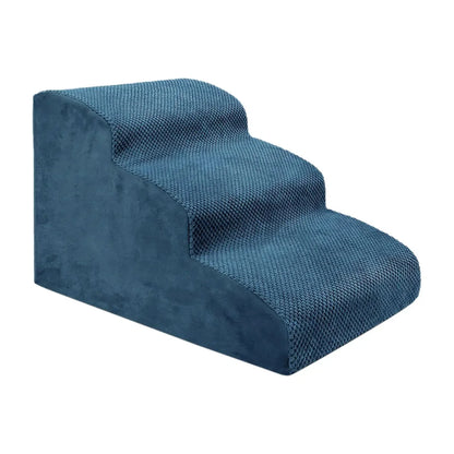 Pet Stairs 3 Steps – Non-Slip Dog & Cat Ramp for Sofa and Bed
