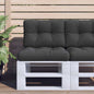 Vidaxl pallet cushions 2 pcs fabric black