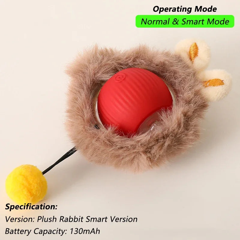 The RollBot – Smart Auto-Rolling Interactive Cat Toy
