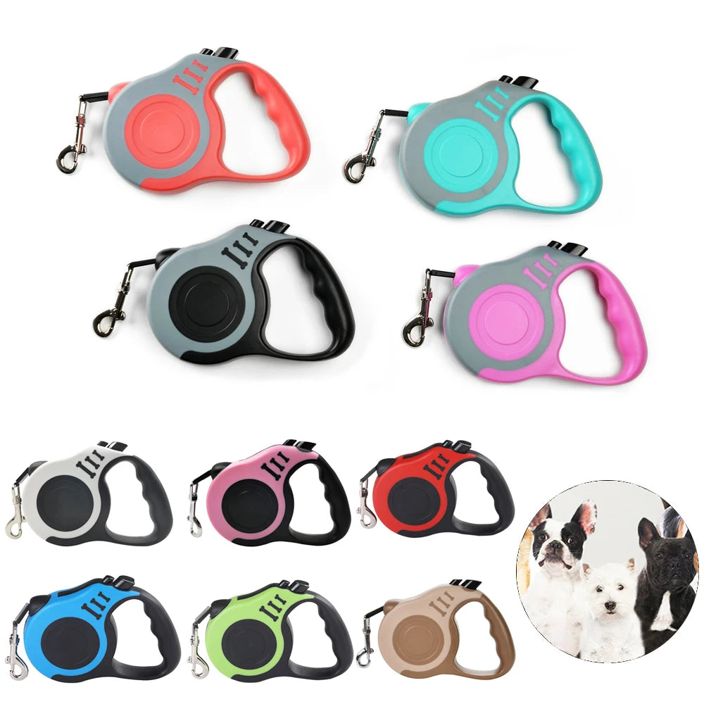The FreeLine – Retractable Nylon Dog Leash (3m & 5m)