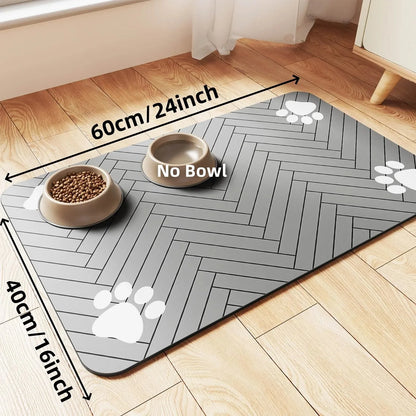 The Clean Bowl Mat – Spill-Proof Pet Feeding Mat