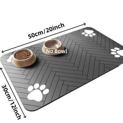 The Clean Bowl Mat – Spill-Proof Pet Feeding Mat