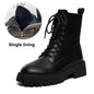 British Style Platform Ankle Boots