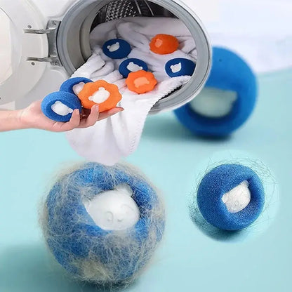 Pet Hair Remover Laundry Balls – Reusable Lint & Fur Catcher