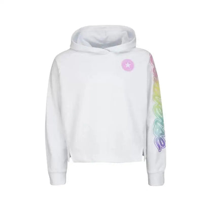 Converse Pullover Logo-Graphic White/Pink  100% Authentic