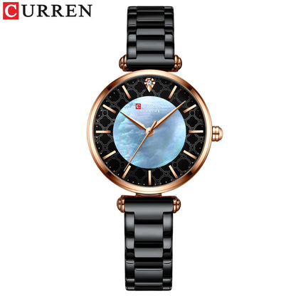 New Fashion Watch Women CURREN Top Brand Ladies Creative Steel Women Bracelet Watches Female Waterproof Clocks Relogio Feminino