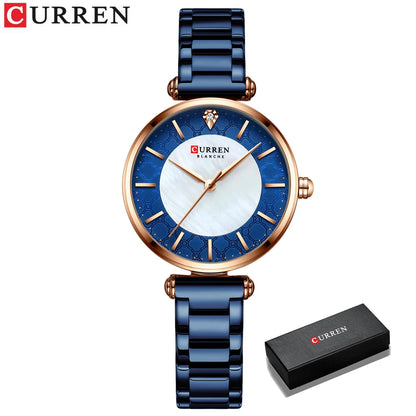 New Fashion Watch Women CURREN Top Brand Ladies Creative Steel Women Bracelet Watches Female Waterproof Clocks Relogio Feminino