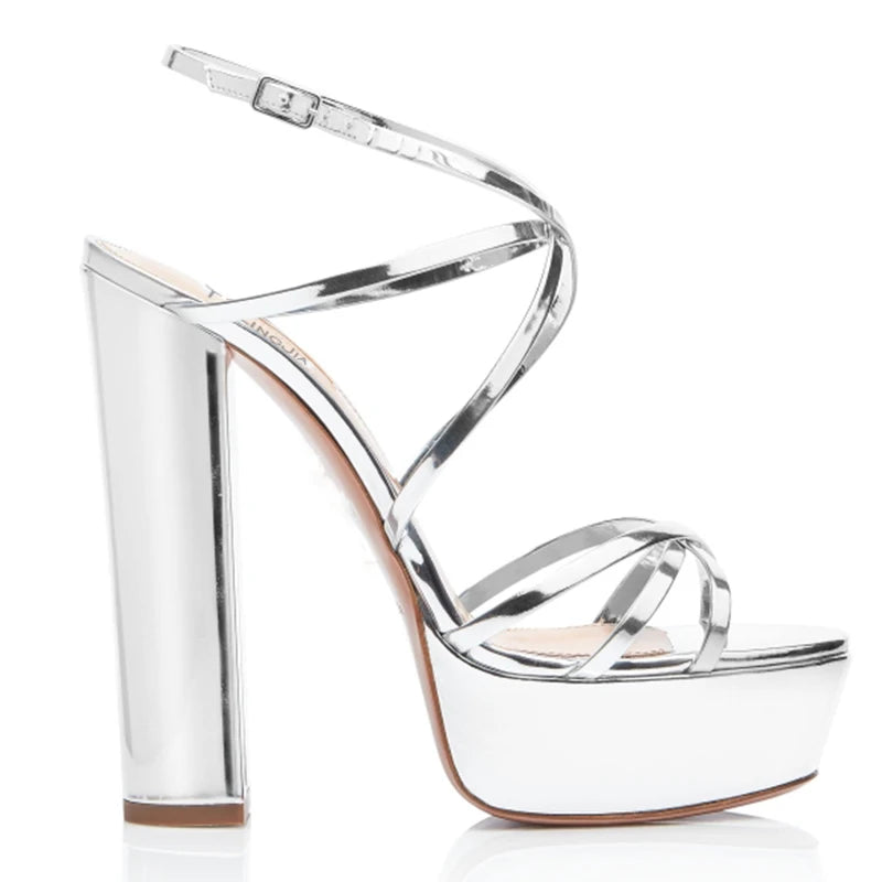 Women Silver Patent