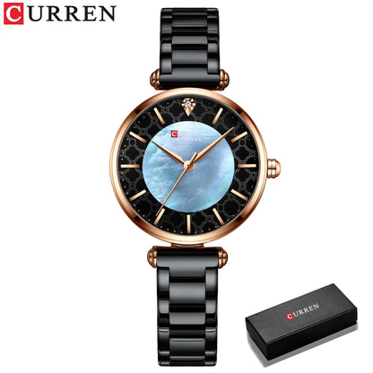 New Fashion Watch Women CURREN Top Brand Ladies Creative Steel Women Bracelet Watches Female Waterproof Clocks Relogio Feminino