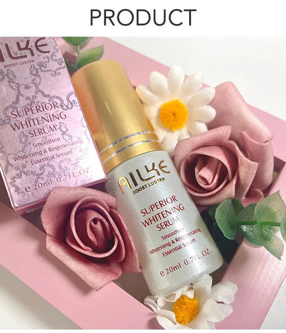 AILKE Whitening Face Care Set, With Hyaluronic Acid, Reduce Freckles, Melanin, Dark Spots, Even Skin Tone, For All Skin Types