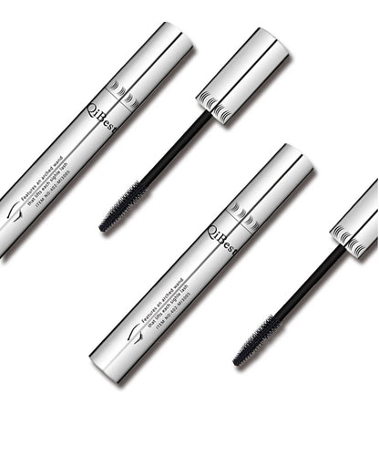4D Mascara Lengthening Black Lash Eyelash Extension Eye Lashes Brush Beauty Makeup Long-wearing Waterproof Silver Color Mascara