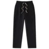 Thick Warm Fleece Lined Straight Leg Drawstring Men Sweatpants Baggy and Hoodie Set