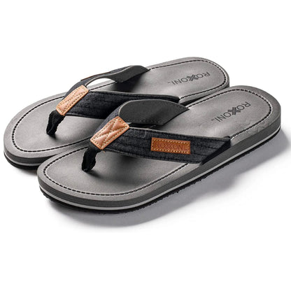 TD Men's Thong Flip-Flops for Beach Pool Outdoor Activities