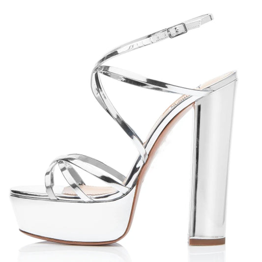 Women Silver Patent