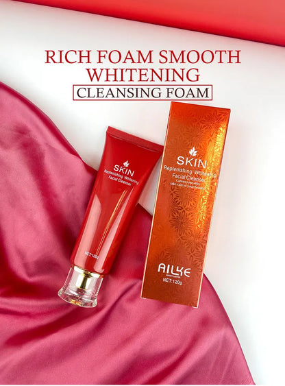 AILKE Whitening Face Care Set, With Hyaluronic Acid, Reduce Freckles, Melanin, Dark Spots, Even Skin Tone, For All Skin Types