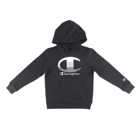 Champion Gradient Big C Pullover Boys Active Hoodies Model MSS-8804CBBLACK Size S Color Black/White
