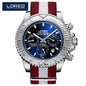 LOREO Professional Diving Watches for Man 200m Waterproof Automatic Watch Sapphire Screw Crown Date Luminous Relogio Masculino