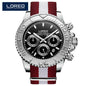 LOREO Professional Diving Watches for Man 200m Waterproof Automatic Watch Sapphire Screw Crown Date Luminous Relogio Masculino