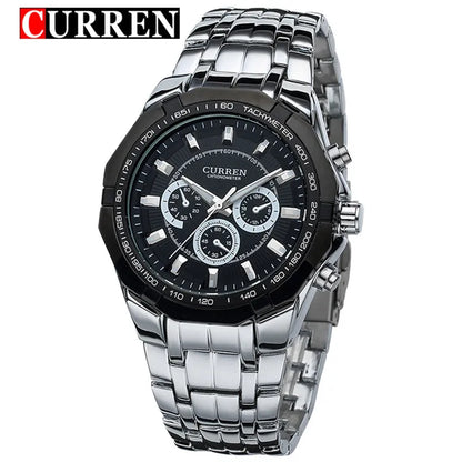2018 New CURREN Watches Men Top Luxury Brand Hot Design Military Sports Wrist watches Men Digital Quartz Men Full Steel Watch