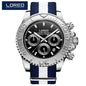 LOREO Professional Diving Watches for Man 200m Waterproof Automatic Watch Sapphire Screw Crown Date Luminous Relogio Masculino