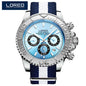 LOREO Professional Diving Watches for Man 200m Waterproof Automatic Watch Sapphire Screw Crown Date Luminous Relogio Masculino