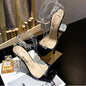 Transparentes  Luxury Diamond Clear Sandals for Women
