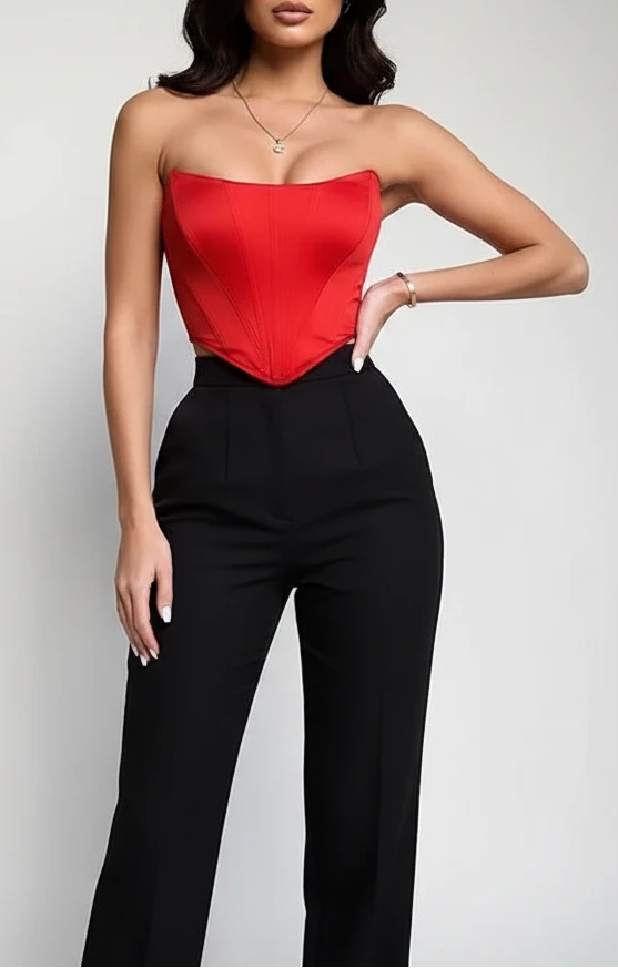Styledora Off-Shoulder Corset Top