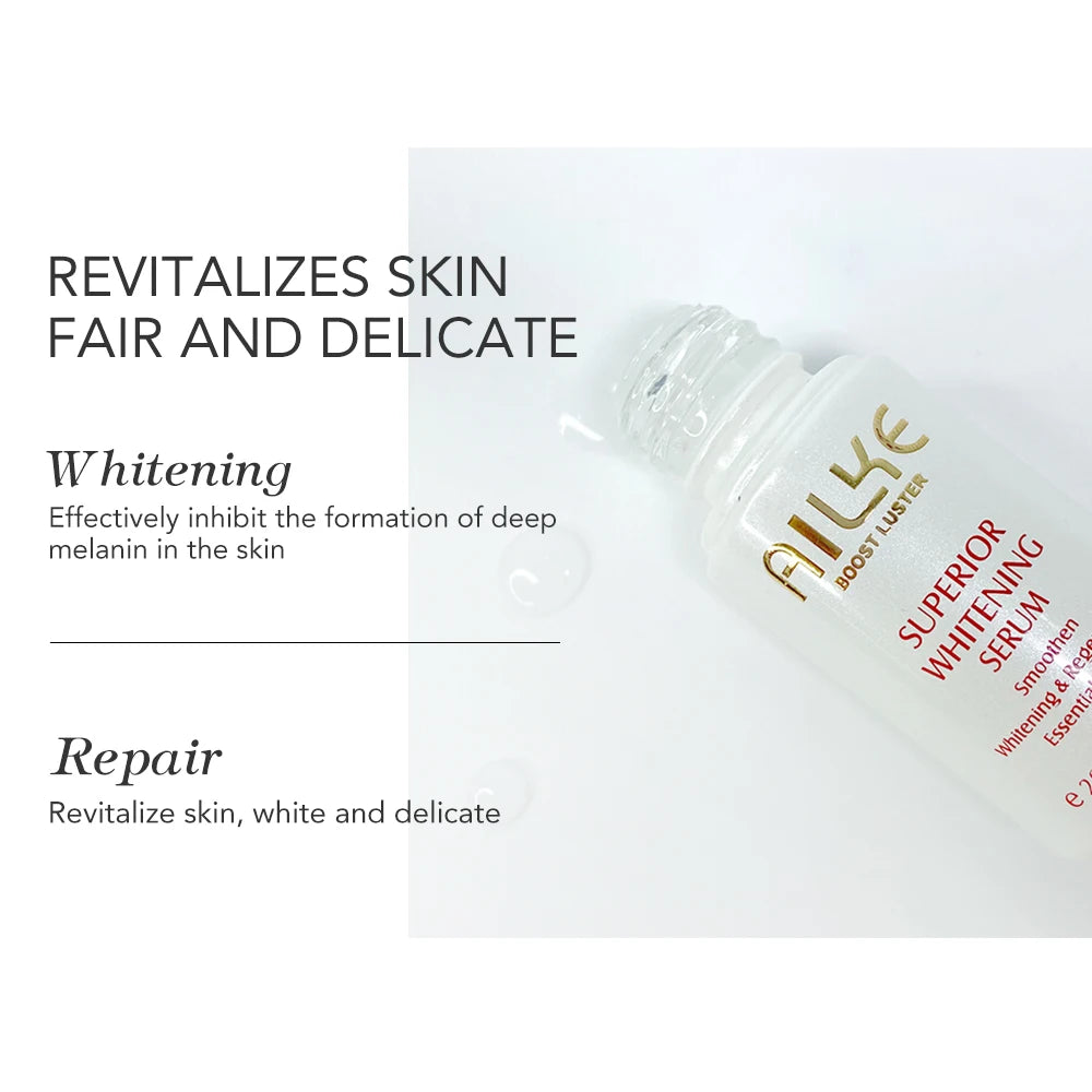 AILKE Whitening Face Care Set, With Hyaluronic Acid, Reduce Freckles, Melanin, Dark Spots, Even Skin Tone, For All Skin Types
