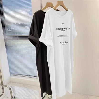 Korean Short-Sleeved Dress Women's
