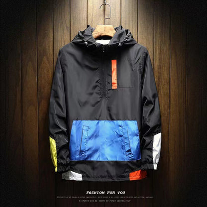 K-Style 2025 New Spring Men's Hooded Jacket Men's