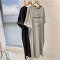 Korean Short-Sleeved Dress Women's