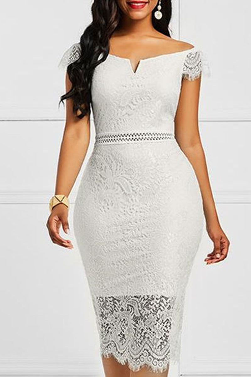 Factory Ready-Made Cross-Border European and American Evening Dress Short-Sleeved